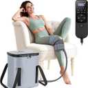 Cold Therapy Machine, Portable Ice Machine for Knee After SurgeryProgrammable Knee Replacement Recovery System, Cryotherapy for Post Surgery Recovery, Sports Injuries, Reduce Swelling, Gray