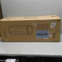 iTouchless 50 Liter / 13 Gallon Sensor Kitchen Trash Can with Odor Filter  Slim Round White Stainless Steel Automatic Garbage Recycling Bin for Home, Office, Business, Garage