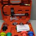 14PCS Pressure Leak Tester Tool Kit, Radiator Pump Pressure Tester for Automotive Cooling System, Water Tank Leakage Detection Tool Set