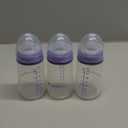 Lansinoh Anti-Colic Baby Bottles, BPA-Free Plastic, 8 Ounces, 3 Count, Medium Flow Nipples (Size M), Breastfeeding Bottle with NaturalWave Design