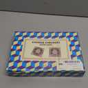 Offelec Classic Chinese Checkers Game Set  13.5 Inch Foldable Board with 60 Colorful Acrylic Marbles, Portable Travel Board Games for Kids, Adults, Seniors & Family Night (2-6 Players)