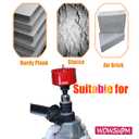 5 Carbide Grit Hole Saw Cutting Air Brick Stucco Hardy Plank Drywall Cement Board with Pilot Drill Bits Up to 3X Long Life