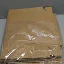 100 Pcs Pie Boxes 10x10x2.5 Inches Bakery Boxes Cookie Containers with Window for Pies, Cookie, Cheesecakes, Muffins, Donuts and Pastries(Brown)