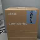 Carry-On Plus Luggage (23"), Lightweight Hard side Spinner Suitcase with TSA Lock, Airline Approved, Blue Haze (Small)