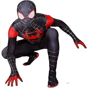 Ouyniei Halloween Mens Jumpsuit 3D Print Bodysuit with Headwear Mask for Adults (XL)