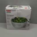 OXO Good Grips Salad Spinner | Lettuce Spinner | Fruit Washer | Fruit Washing Bowl with Strainer | Vegetable Cleaner | Salad Cleaner | Lettuce Washer | 6.22 Quart Capacity (White)