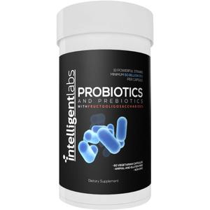 Adult Probiotics & Prebiotics 50B CFU, for Gut Health, 60-day supply, BB: October 22, 2028