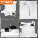 1724700490 Fuel Filter Strainer Unit Fits for Mercedes-Benz G550 09-15, G63 13-18, SL400 15-16, SL450 17-20, SL550 13-20, SL63 13-19, SLC300/SLC43 17-20, SLK250 12-15, SLK300 2016, SLK350/SLK55 12-16