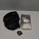 1920s Finger Wave Wig Women Black 30s Vintage Flapper Wig Lady Rockabilly Short Curly Wig Halloween Party Cosplay Costume Synthetic Hair + Cap