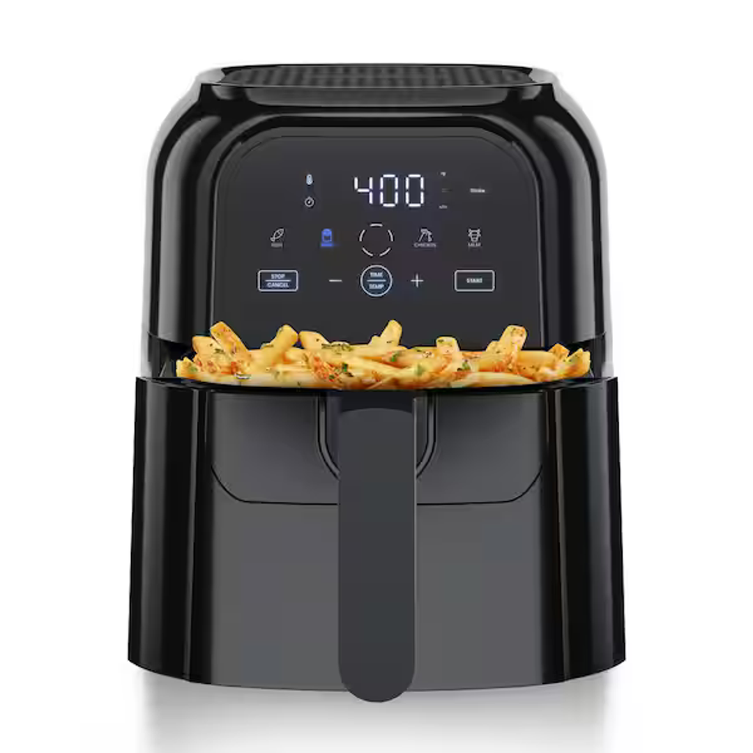 Chefman TurboFry Touch 6 Qt Air Fryer w/ Digital Display and Shake Reminder - Black