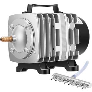 VIVOSUN Commercial Air Pump 1110 GPH 8 Outlet 40W 70L/min for Aquarium and Hydroponic Systems