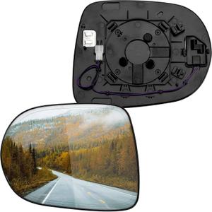 Driver Side Mirror Replacement for Lexus RX350 2010 2011 2012 2013 2014 2015, RX450h 2010-2015 - Left Side Mirror Glass, Rear View Mirrors Glass with Power Heated & Blind Spot