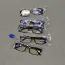 Gaoye Professional Reading Glasses for All Day - Computer Readers with Blue Light Protection - Value Pack (B1-5 Pack Light Black)