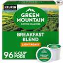 Green Mountain Coffee Roasters Breakfast Blend Single-Serve Keurig K-Cup Pods, Light Roast Coffee, 96 Count BB 4/29/28
