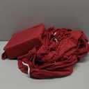 Hearth & Harbor Bed Linen Set - King Size, 6 Piece, Extra Deep Pocket, Burgundy, Microfiber