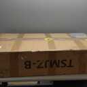 Nail Desk for Nail Tech Manicure Table with Dust Collector Charging Station, Nail Tech Table with 4 Storage Drawers, LED Lamp, Lockable Wheels, Nail Station for Home & Spa Salon, Black