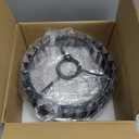 Zlepmlla Ceiling Light Fixture Industrial Black Iron Cage Flush Mount, 9 - inch Diameter, Hallway Light Fixtures Modern Ceiling Lights for hallways Eentryway Bathroom Bedroom Kitchen