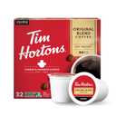 Tim Hortons Original Blend, Medium Roast Coffee, Single-Serve K-Cup Pods Compatible with Keurig Brewers, 32ct K-Cups,Red, Best Before 04/01/2026