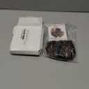 FESHFEN Human Messy Buns - 100% Human Hair Bun Real Scrunchies Hair Pieces Ponytail Extensions Wavy Tousled Updo Chignon Hairpieces for Women, Brown