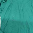 Roselux Womens Long Sleeve Stretch Crewneck Ribbed T-Shirt Fitted Casual Basic Tops (Large, Dark Green)