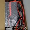 DUBIHU 43.8V 18A LifePo4 Lithium Battery Charger Smart Golf Cart, RV & 36V Motor Battery Charger with Anderson Plug, M8 Ring Terminal & 50A Alligator Clip Adapter Cable