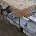 4 Piece Bar Table Set with Power Outlet,Bar Table Set with Chairs,Sofa Bar Table with Stools,Behind Couch Table with 3 Padded Stools,for Living Room,Dining Room, (Dark Gray + Fabric + Mdf + Plywood + Rubber Wood + Foam)