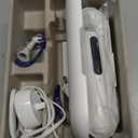 Oral-B iO Series 5 Ultimate White Rechargeable Electric Toothbrush with Visible Pressure Sensor, 2 Minute Timer, 5 Cleaning Settings, 1 Replacement Toothbrush Heads, and Travel Case, White