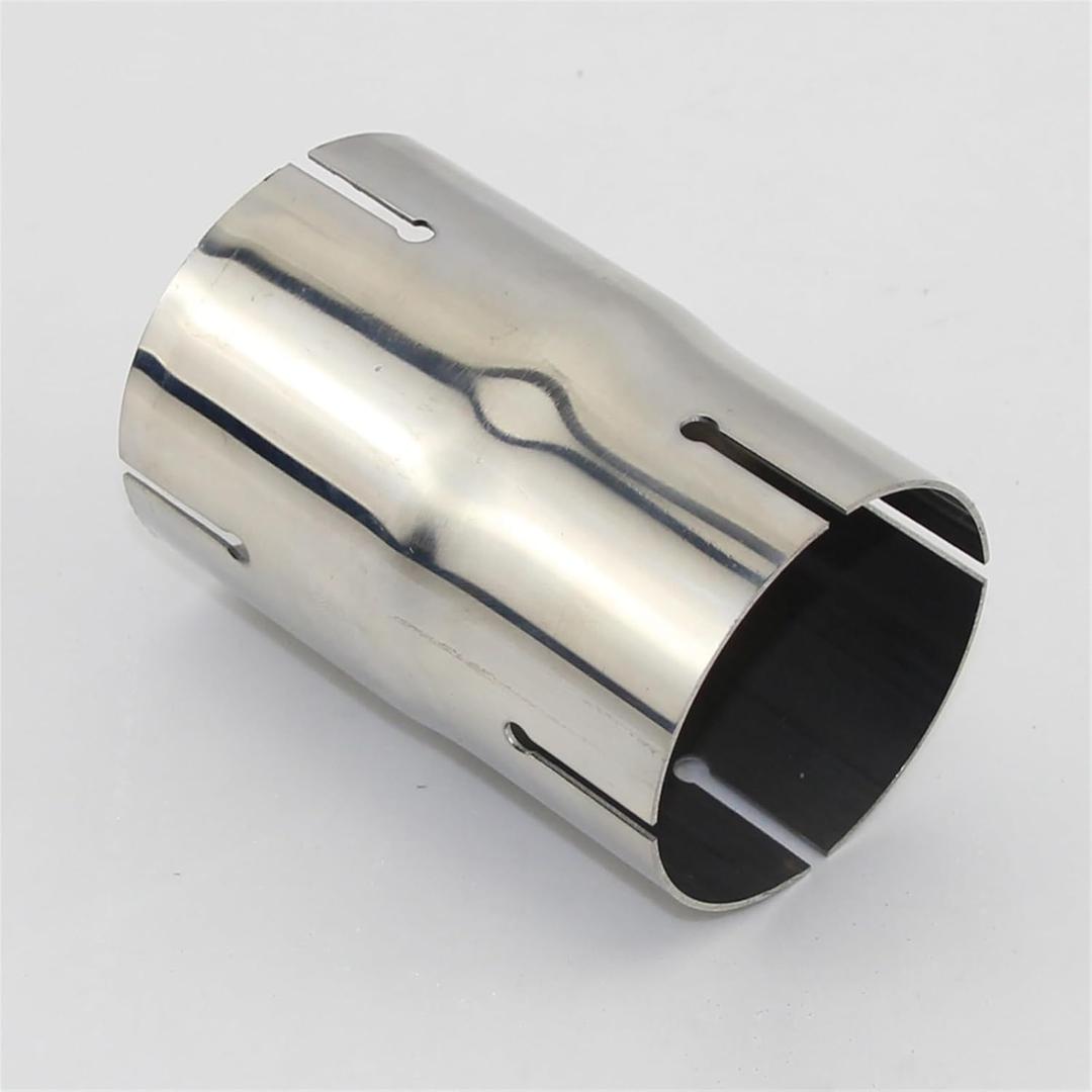 Exhaust Band Clamp 2.5 Inch Joint Exhaust Pipe Muffler Clamp Band 304 Stainless Steel(4 Pack 2.5" Lap Joint Exhaust Clamp)