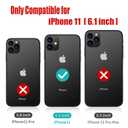 UNKLOU Battery Case for iPhone 11, Upgraded 7000mAh Rechargeable Portable Charging Case Compatible for iPhone 11 (6.1 inch) with Carplay Extended Battery Pack Charger Case (Black)