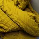 HYMOKEGE Mustard Yellow Full Size Comforter Sets Seersucker 7 Pieces, All Season Luxury Bed in a Bag for Bedroom, Bedding Set with Comforter, Sheets, Pillowcases & Shams
