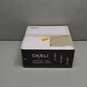 OKELI Modern Pendant Lights, LED Bubble Crystal Kitchen Island Lights Fixtures, Black Mini Single Pendant Lighting for Kitchen Island Bar,6W,6000K, ETL,3Pack (9.8inch-3P)