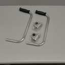 2PCS Weed Eater Handle - String Trimmer Handle, Ergonomic Trimmer Grip, Weedeater Handle with Bracket Clamp, Weed Wacker Attachment Aluminum Lawn Trimmer Grip for Lawn Care, Landscaping, Yard Trimming