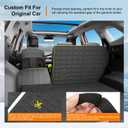 powoq Fuel&Hybrid Cargo Liner Compatible with 2023-2026 KIA Sportage Trunk Mat Cargo Mat Seat Back Protector TPE Mat (Not Fit PHEV) Replacement for 2023-2026 Kia Sportage Accessories (Backrest Mat)