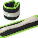 Gymenist Water Proof Ankle Weights With Adjustable Strap Great For Swimming And All Water Sports Activities (1-LB EACH (2-LB Total))