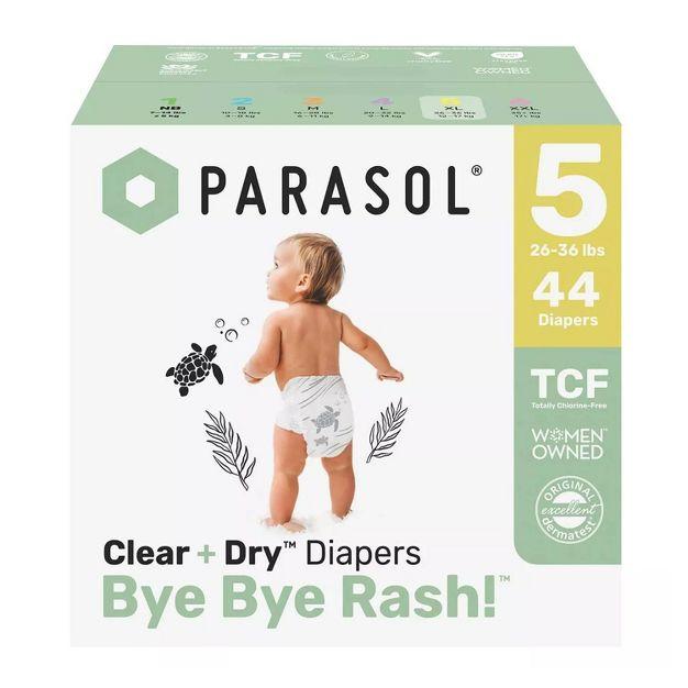 Parasol Clear+Dry Natural Disposable Diapers