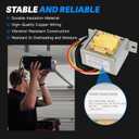 39342R.S Transformer 120V Compatible with Genie Garage Door Opener StealthLift 500,SilentMax 750,Chain Drive 550,ReliaG 650,StealthDrive 750