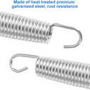 40 Pack Trampoline Springs 5.5 Heavy Duty Galvanized Steel Replacement Trampoline Parts Springs with T Hook, Great for Outdoor Trampoline Aotob, Skywalker, JumpKing, UpperBounce, SkyBound