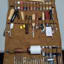 SAKERNEO Leather Working Tools kit Max Version with Custom Handbag Cutting Mats Engraving Punching Sewing Stamping Sanding Tools for Handicraft Work,Repair