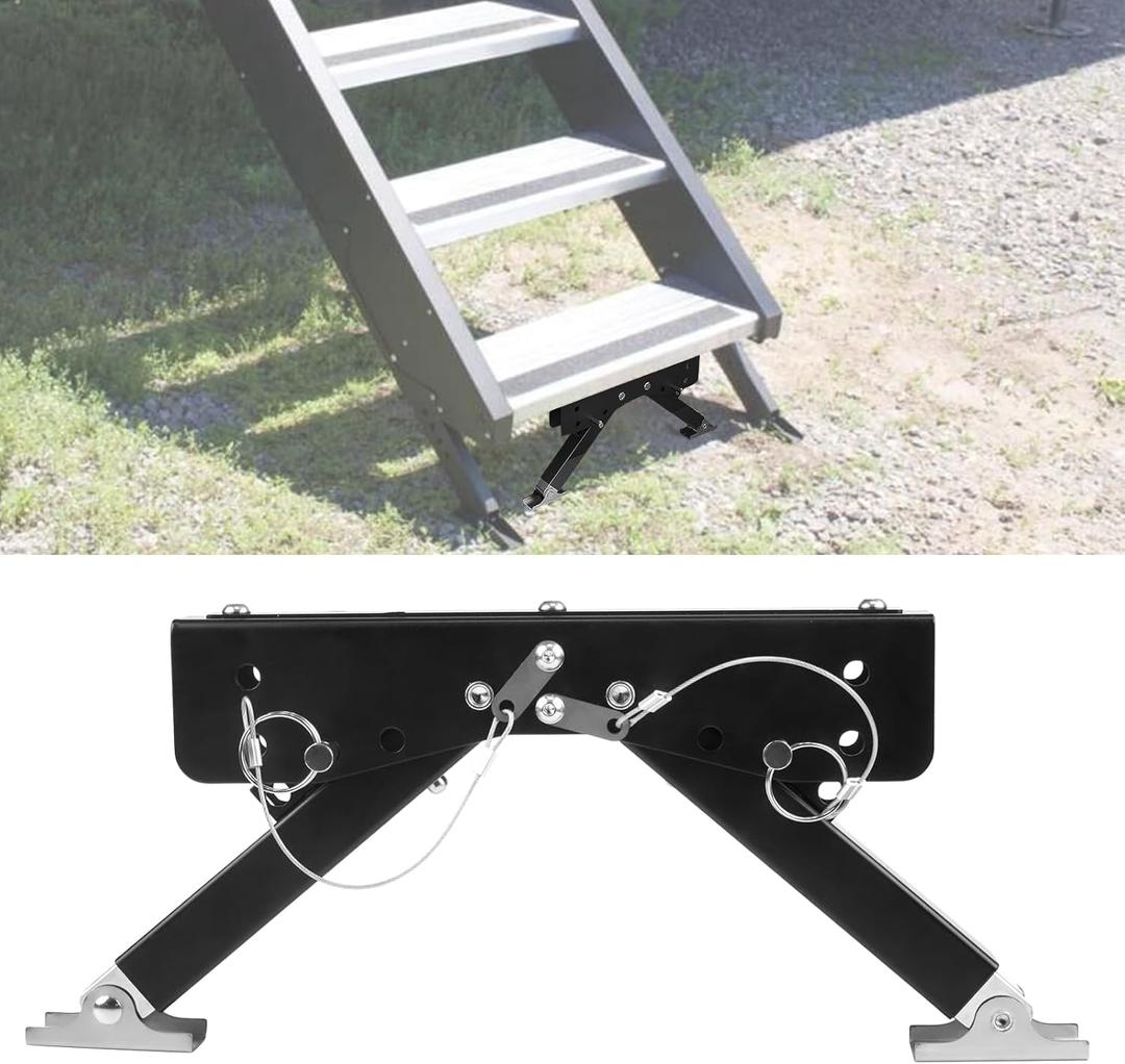 2.8" to 11.4" Step Stabilizer Kit Compatible with RV Travel Trailers and Motorhomes