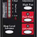 C-E-401 A-e-401 Pellet Stove Digital Circuit Board Fit for Breckwell P23 P24 P1000 Big E P2700 Models, Fit for US Stove Co. 5520 SPC4000 APC4000 Models 2002 or Newer, Replace# C-E-400