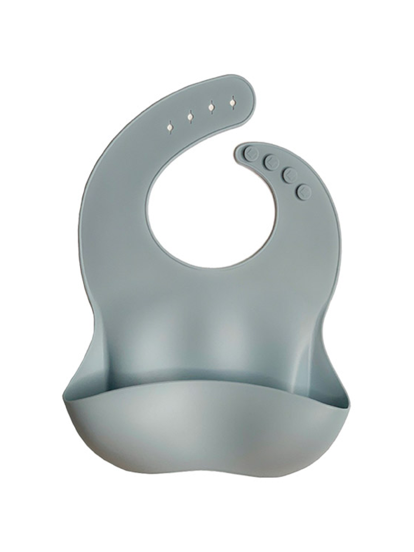 Silicone Baby Bibs for Eating - Sturdy Food-Grade Silicone Bibs for Babies Girl, Boy, Large Food Catcher, Clean & Put On Easily, Waterproof Toddler Feeding Essentials