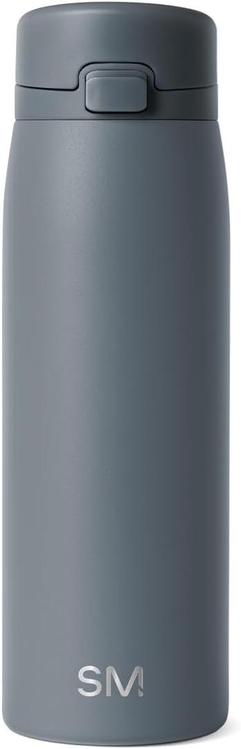 Simple Modern Sidekick Travel Coffee Mug | Ceramic-Lined Insulated Stainless Steel Tumbler | Leak-Proof and Cup Holder Friendly | 16oz, Pigeon