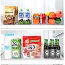 Set Of 10 Refrigerator Pantry Organizer Bins, Clear Plastic Food Storage Bins for Kitchen, Countertops, Cabinets, Fridge, Freezer, Bedrooms, Bathrooms, Fridge Organizer Bins Pantry Storage Containers