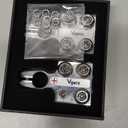 Vgate 12-Way AGM Post Terminal Ends, Battery Terminal Connector Clamps, 8AWG up to 4/0(XL) AWG Gauge, Positive & Negative for SAE/DIN/EN Tapered Top Post