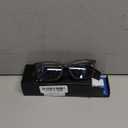 Trendy Fake Glasses Small Rectangle Y2K Eyewear with Anti Blue Light for Women's Cosplay and Daily Style (A04- Clear Black Frame)