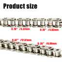 LUPING #35 Chain 160 Links 35 Chain Breaker for Mini Bike Coleman Powersports CT100U CC100X CK100 SK100 Baja Doodle Bug DB30 MBX10 MBX11 Mega Moto Predator 212 79cc 97cc 100cc 2.5HP Powersports Parts