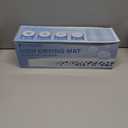 Dish Drying Mat for Kitchen Counter, 24"  16" Large Stone Drying Mat, Foldable Quick Dry Stone Mats, Ultra Absorbent Diatomaceous Earth Dish Mat for Dishes, Bottles, Cups, White