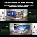 34 Inch Ultra Curved Gaming Monitor 200Hz UWQHD 34401440 Curved Monitor, HDMI 2.12 DP1.41 AI Crosshair 21:9 PIP/PBP, MPRT 1ms Fast VA Display (G34F1Q, One HDMI 2.1 Cable Included)