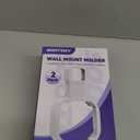 Wall Mount Holder for eero 6 and for eero 6+ Router Mesh Wi-Fi System  No Messy Wires, Space-Saving Outlet Wall Mount Holder for eero 6 Plus Extender, Stand Bracket for eero 6+ (White-2pcs)