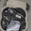 B FSOBEIIALEO Storage Ottoman Cube, Flowers Shaped Ottomans with Storage Foot Stool Footrest for Living Room, Boucle Ottoman Seat for Dorm Room, Faux Teddy Fur, White 12.6" x 12.6" x 12.6"